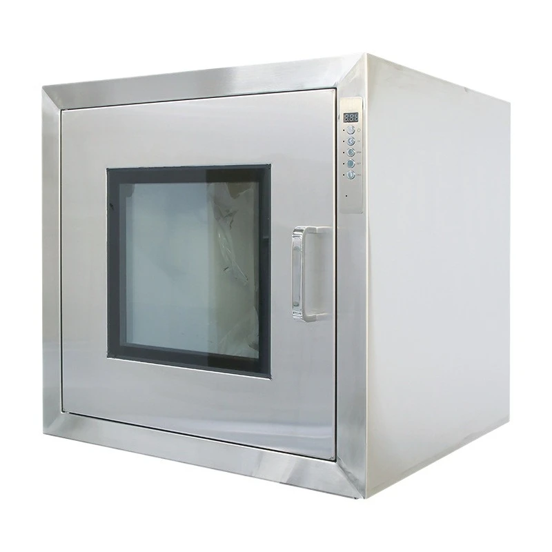 

Purification equipment, mechanical interlock external door cold plate baking paint UV sterilization transfer window