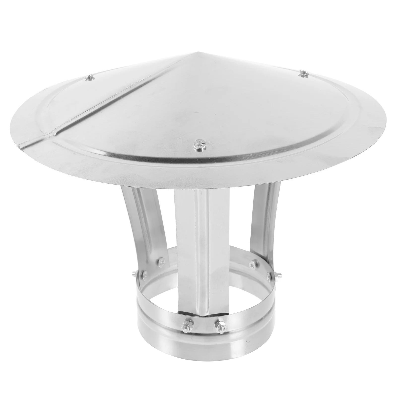 

Heavy Duty Chimney Stainless Steel Rainproof Cover Easy Install Smoke Tube Protector Home Vent Chimney Cover