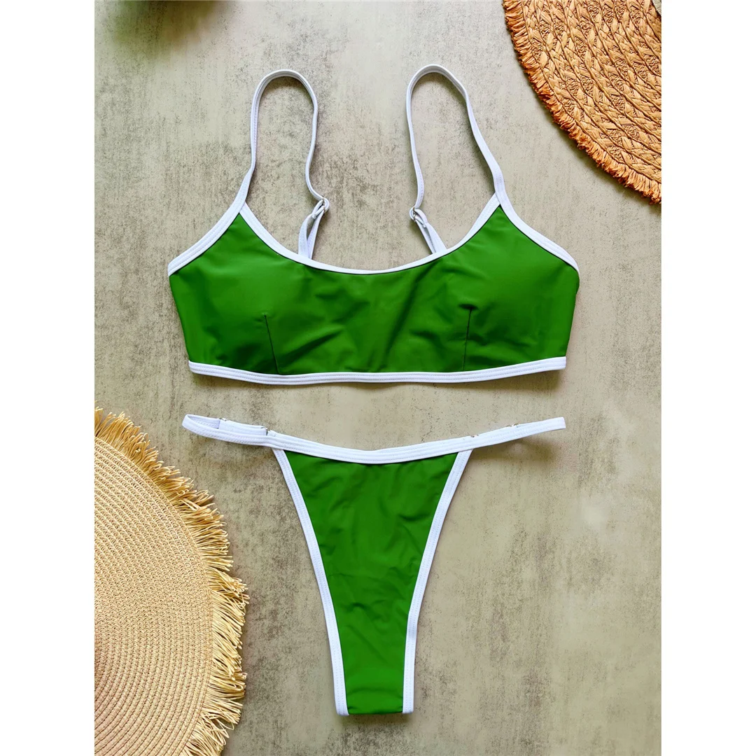 Sexy Extrem String Mini Micro Tanga Bikini Damen Badeanzug Frauen Bademode Zweiteiliger Bikini-Set Badeanzug Schwimmanzug V8248 – Detail 14