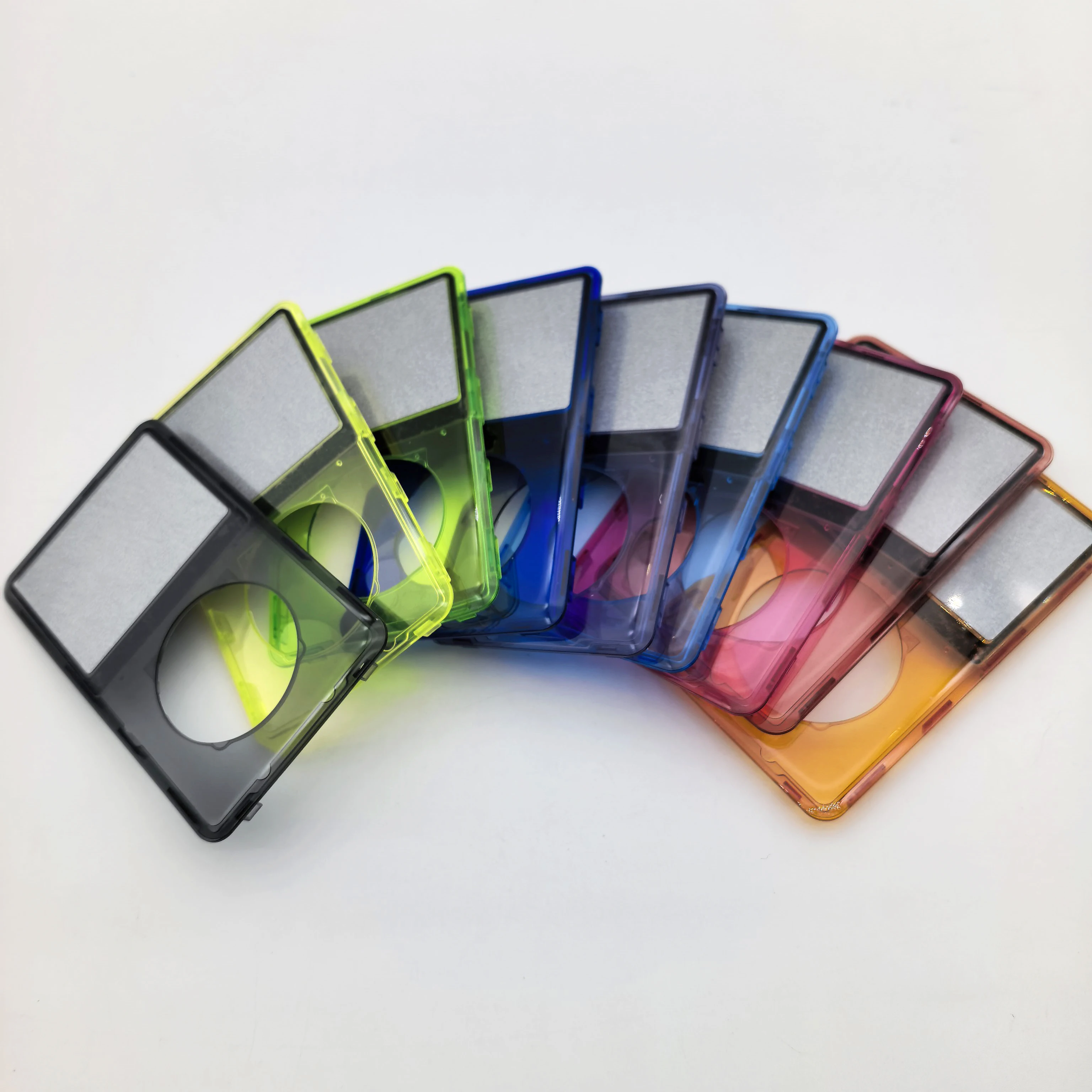 Bunte, durchsichtige Frontplatte für iPod Classic 6. und 7. Generation, mit Click Wheel & Knopf 80/120/160GB A1238 – Detail 5