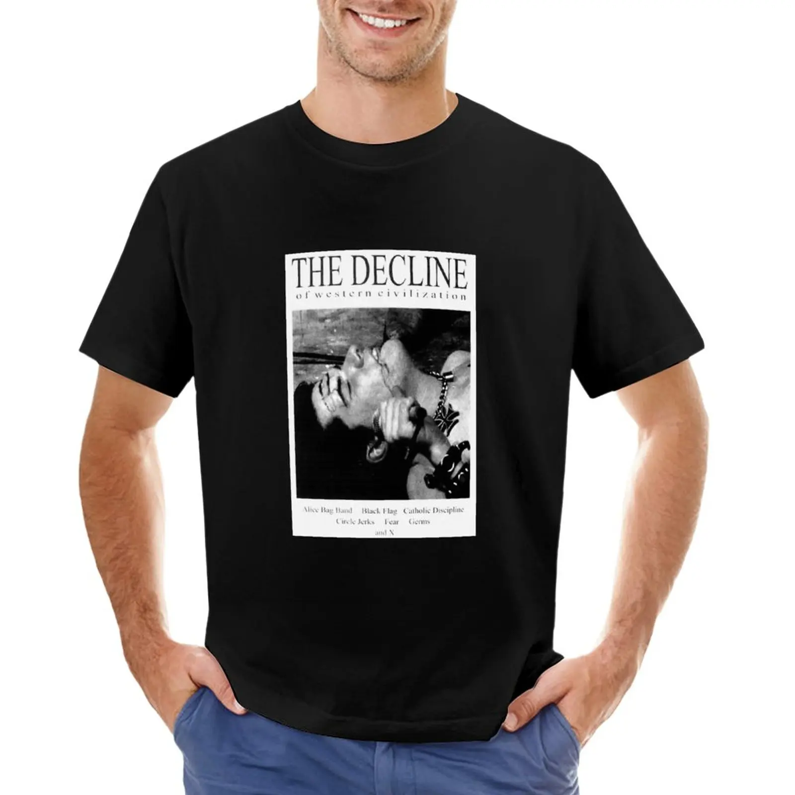 

The Decline of Western Civilization Poster T-Shirt customs design your own funnys anime clothes sublime mens champion t shirts