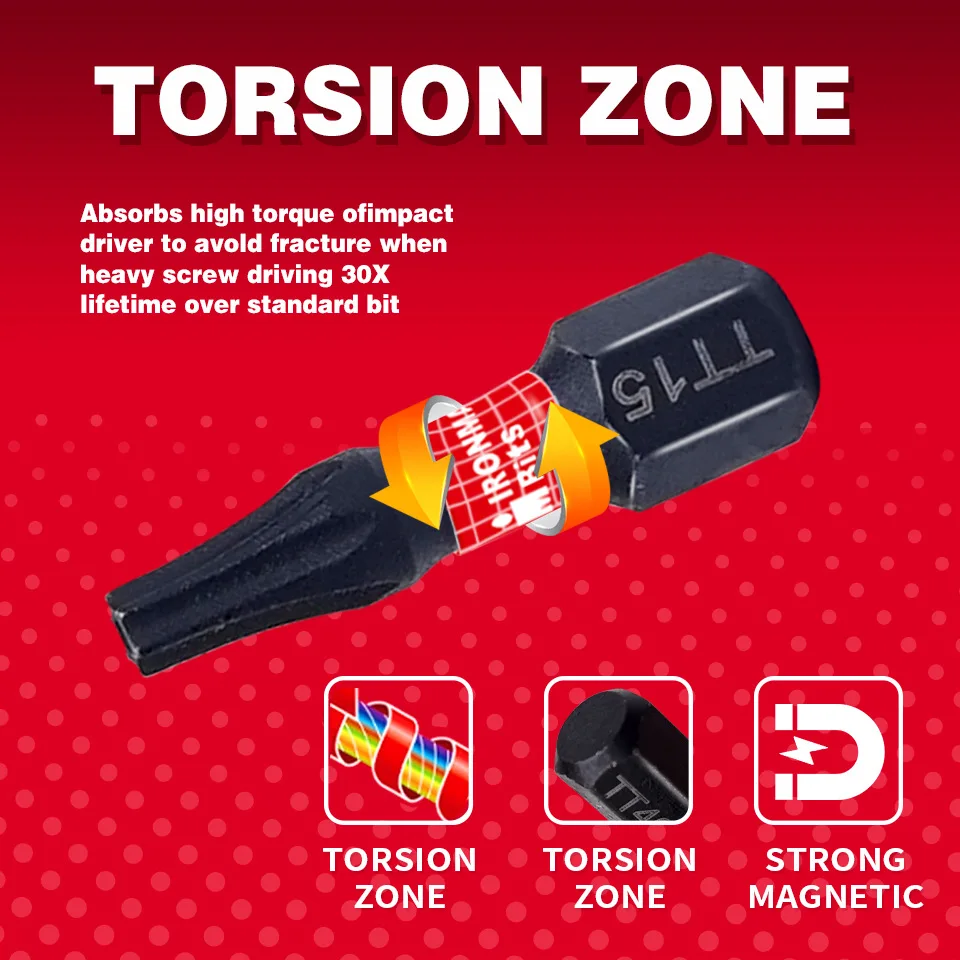 

Набор из 46 перфорированных насадок Star Plum Blossom, черные, из материала S2, ударопрочные, для электрической отвертки, крестообразные, с подсветкой