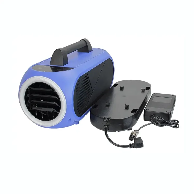 Portable Mini Outdoor Tent Portable Ac air Conditioner Lithium Ion Batteries for Camping , Fishing or RV With Outdoor Station