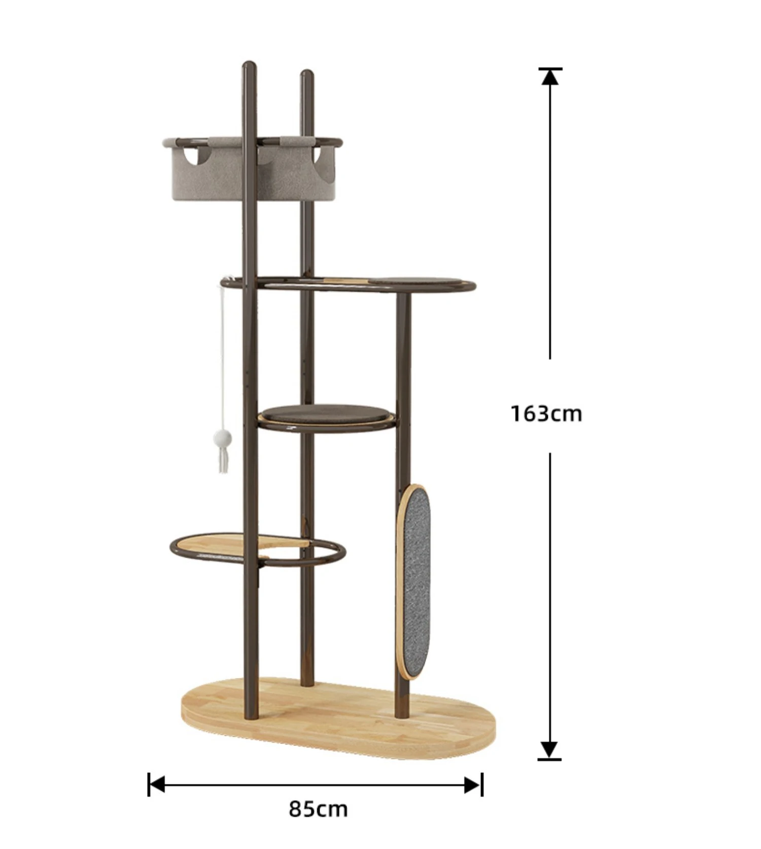 It does not occupy a minimalist cat scratching board and a small cat climbing frame