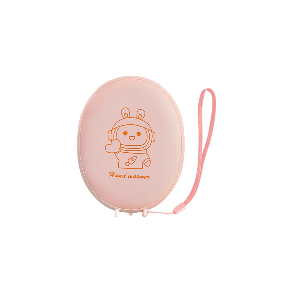 USB Rechargeable Hand Warmer Portable RGB Light Heating Pad USB Cute Spaceman Warmer Reusable Electric Hand Warmer For Camping