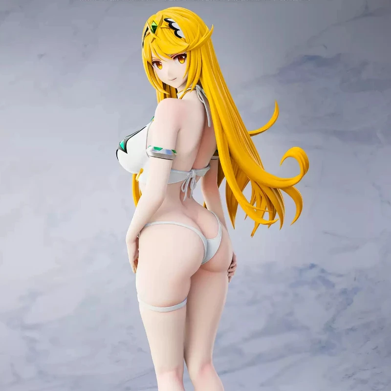 Xenoblade Chronicles PVC Figurine Pyra Mythra Swimsuit Collectible Model Cute Desktop Ornament Hobby Gift For Anime Lovers view 5