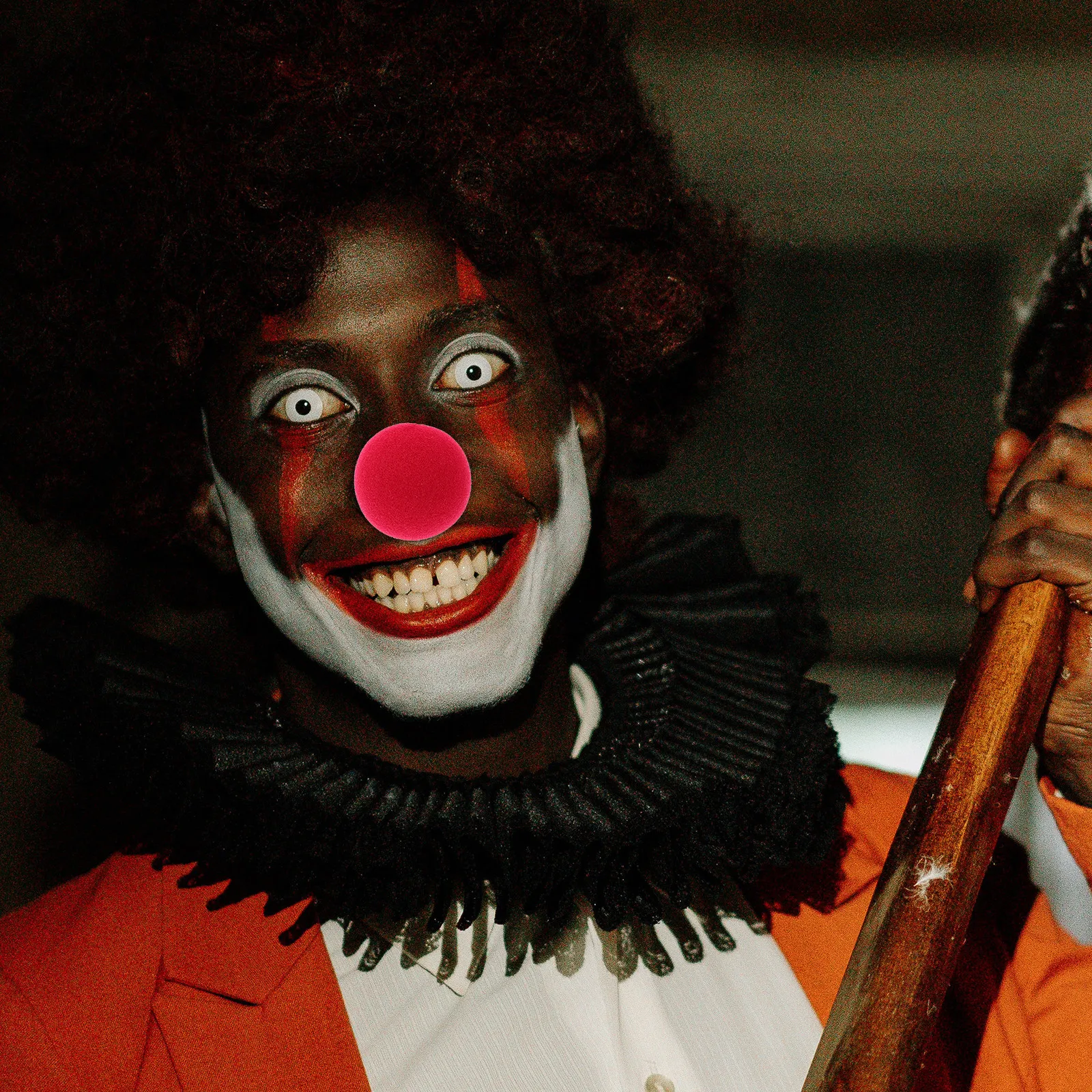 

2Pcs Clown Costume Accessories Party Clown Hat Nose Set Funny Cosplay Halloween Birthday Event Supplies Fake Nose