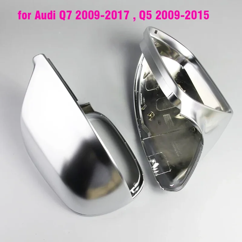 

1 Pair Matt Chrome for Audi Q7 2009-2017 Q5 2009-2015 Rearview Mirror Covers Cap Accessories Styling
