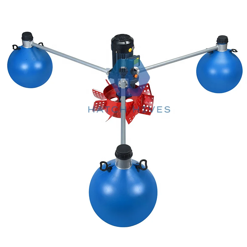 3HP Commercial Aquaculture Fish Shrimp Pond Aerator with Optional Spiral Type Paddlewheel Durable Oxygen Machine