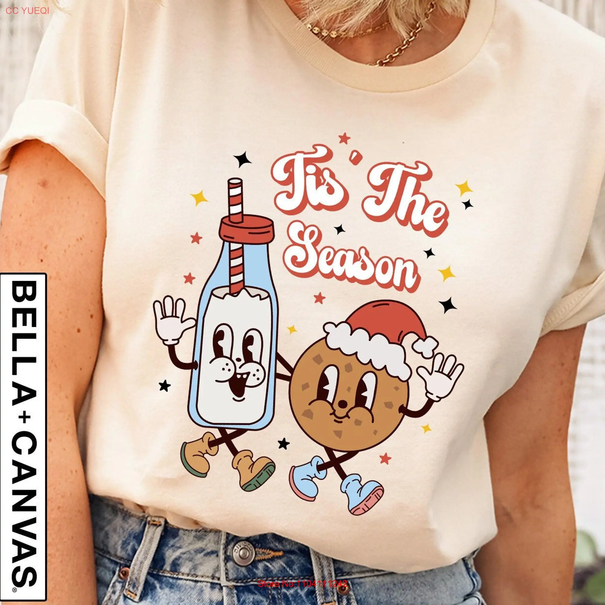 Tis The Season Christmas T shirt Cute Chritmas Holiday Apparel Mom long or short sleeves