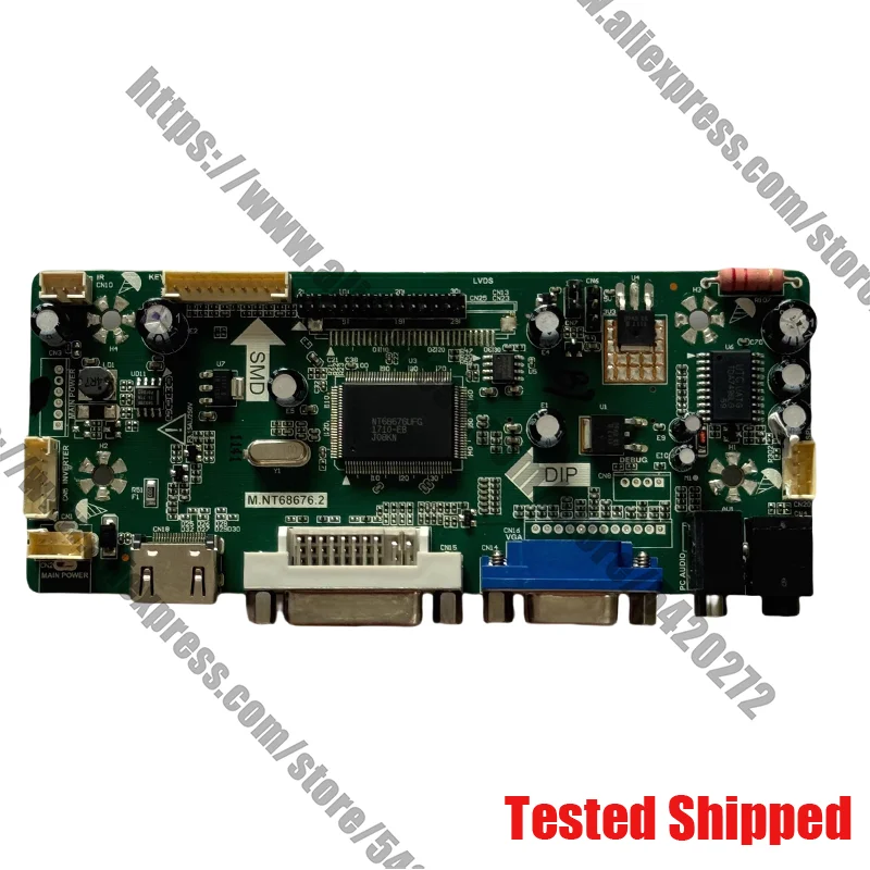 

M. NT68676.2A HDMI VGA DVI With Audio 100% Test Driver Board