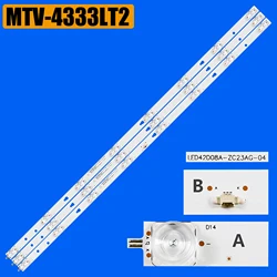 1/5/10 zestawów LED dla Mystery MTV-4333LT2 LED42D08A-ZC56AG-03 30342008214   LED42D08A-ZC23AG-04 30342008204   LED42D08B-ZC23AG-04