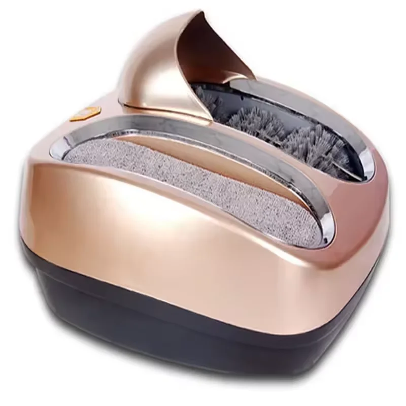 Intelligent Shoe Sole Cleaning Machine Automatic Shoe Cleaner Access Entry Shoe Washer Disinfectant Addable Shoe Brushing Equipm