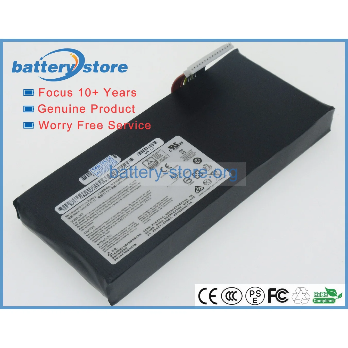 Genuine Original Laptop Batteries for BTY-L77,MS-1784,BP-1781-33/2500,GT72VR,MS-1783,WT72 6QN,GT72 2QD,2PE-022CN,11.1V,9 Cell