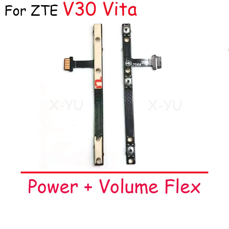 For ZTE Blade V10 V30 V40 Vita Power On Off Switch Volume Side Button Flex Cable