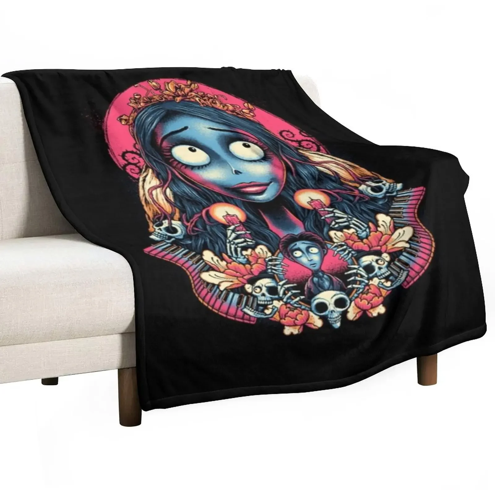 

Wife death Throw Blanket manga sofa bed Blankets