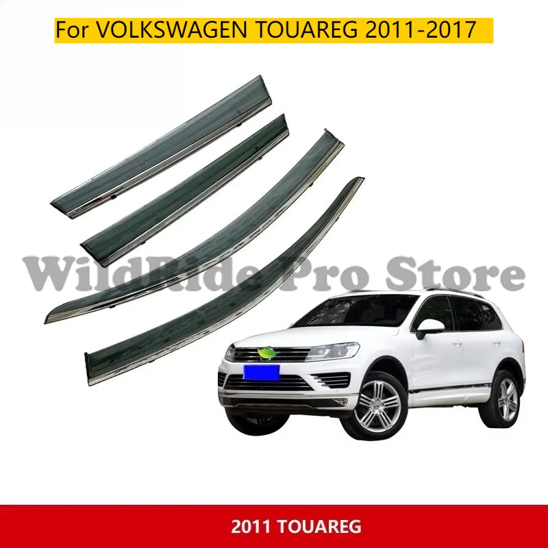 

CAR WINDOW VISOR WIND DEFLECTOR WEATHER SHIELD SUN RAIN GUARD for VOLKSWAGEN TOUAREG 2011-2017 SIDE DOOR VENT DEFLECTORS Parts