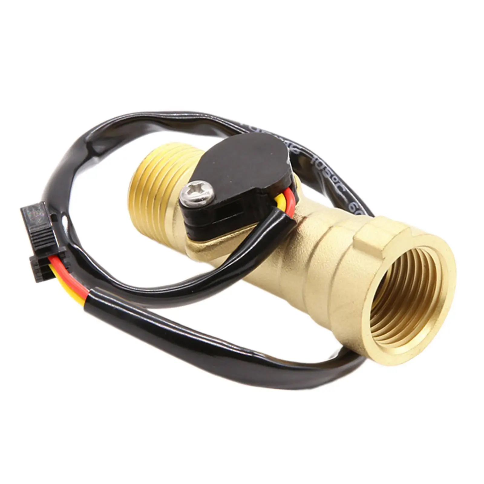 Water Flow Sensors Hall Effect Flow Meter Easy to Install Dn15 Copper Shell