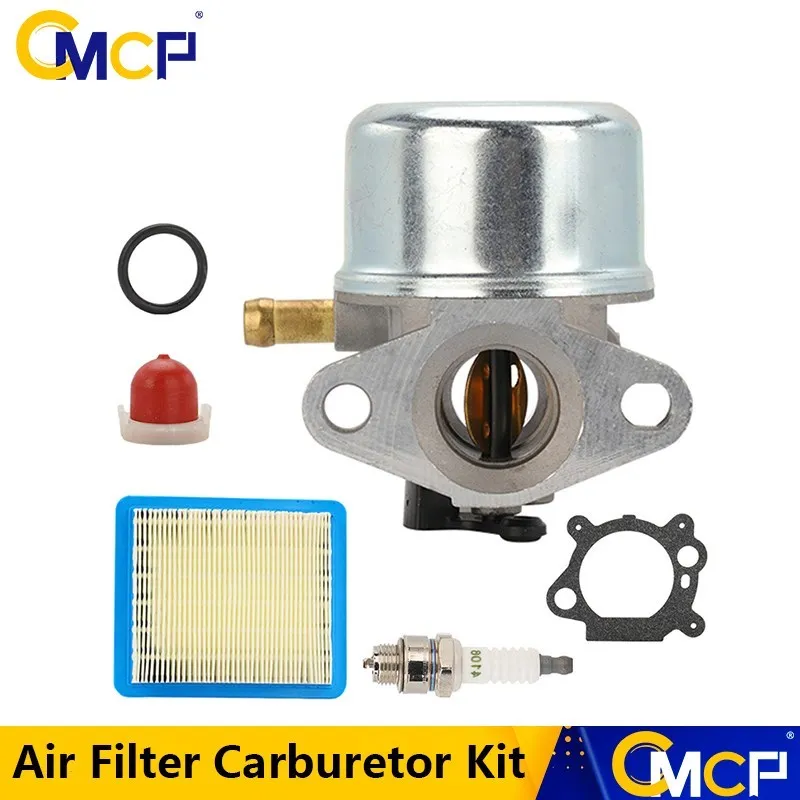 

CMCP Air фильтр карбюратора Kit ДЛЯ Briggs & Stratton 498170 498254 497314 6-6.75HP Замена двигателя для Мюррей ремесленника