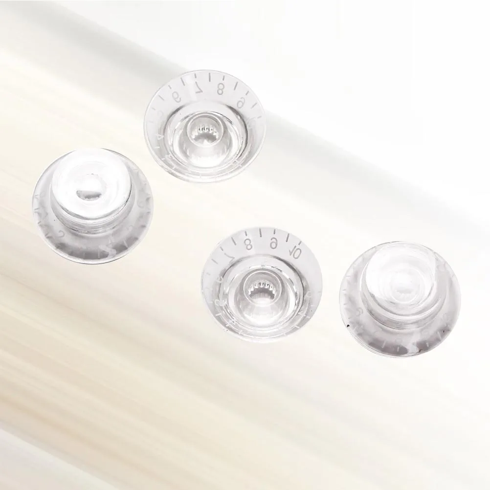 

4PCS/Set Round Guitar Knobs Volume Tone Control Knobs Rotary Knobs Style Electric Guitar Parts Replacement