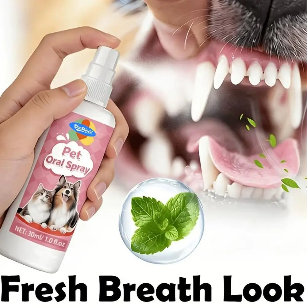 Pet Toothpaste And Oral Spray Primarily Designed For Pets Of All Ages Remove Tartar And Keep Breath Fresh Gentle Plant Extracts