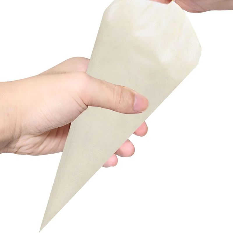

100Pcs 11.8×7.9in Disposable Pastry Bags - Thickened Anti-Slip Textured Icing Piping Bags, Tear-Resistant Wide Opening
