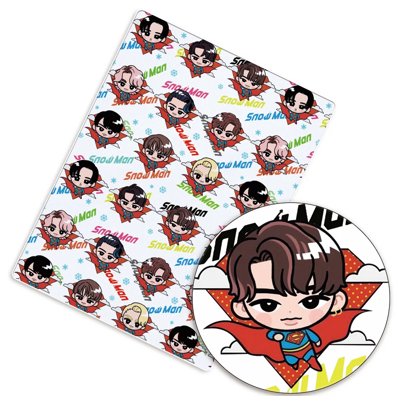 الكلاسيكية الكرتون DIY نسيج القطن البوليستر القطن اليد مخيط ومرقعة مبطن فستان طفل الستار Dresshome الطباعة شعبية