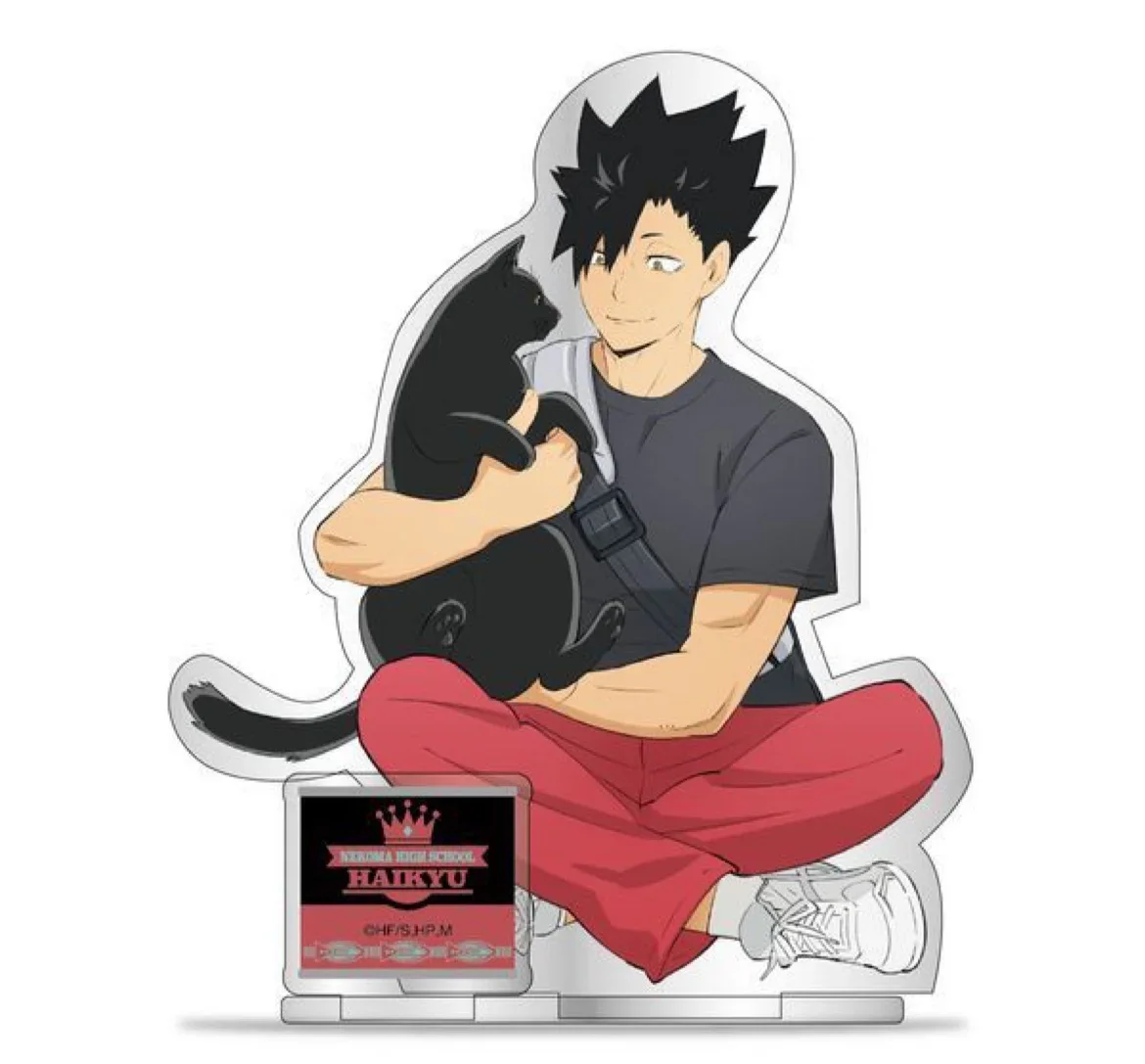 Game Kozume Kenma Kuroo Tetsurou Acrylic Stand Doll Anime Figure Model Plate Cosplay Toy for Gift