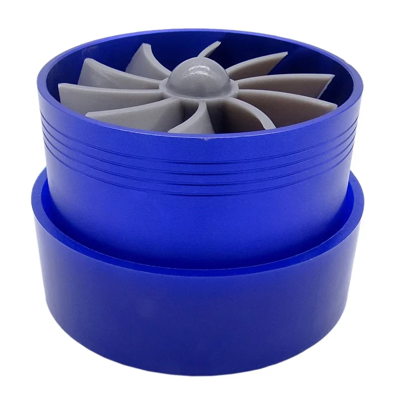 Car Turbine Turbo Charger Air Intake Single-sided Power Modified Turbocharger Fan Air Filter Car Engine Intake Turbo - Image 2