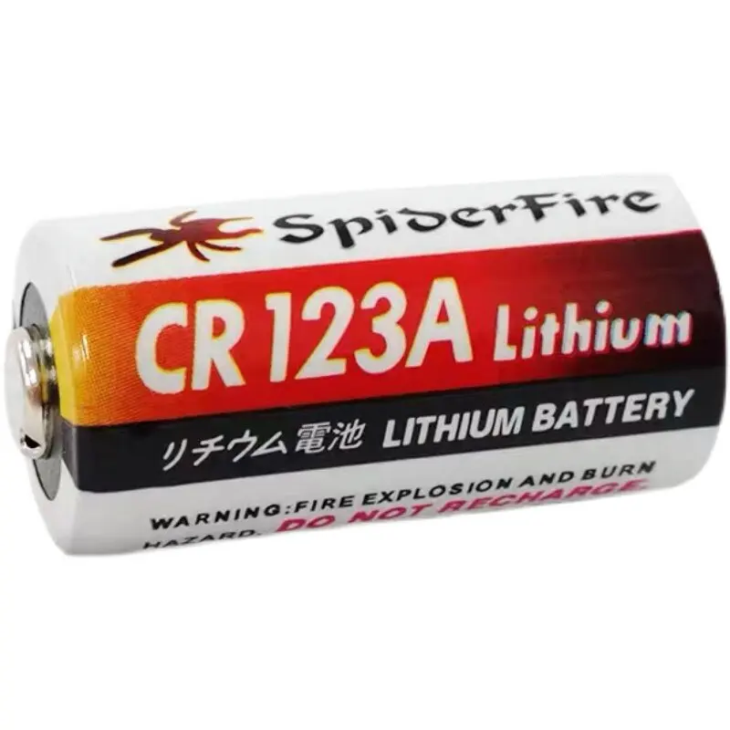 CR123A 3V Lithium Battery CR17345 DL123A EL123A for Camera Smart Toilet Meter Flashlight Non-Rechargeable