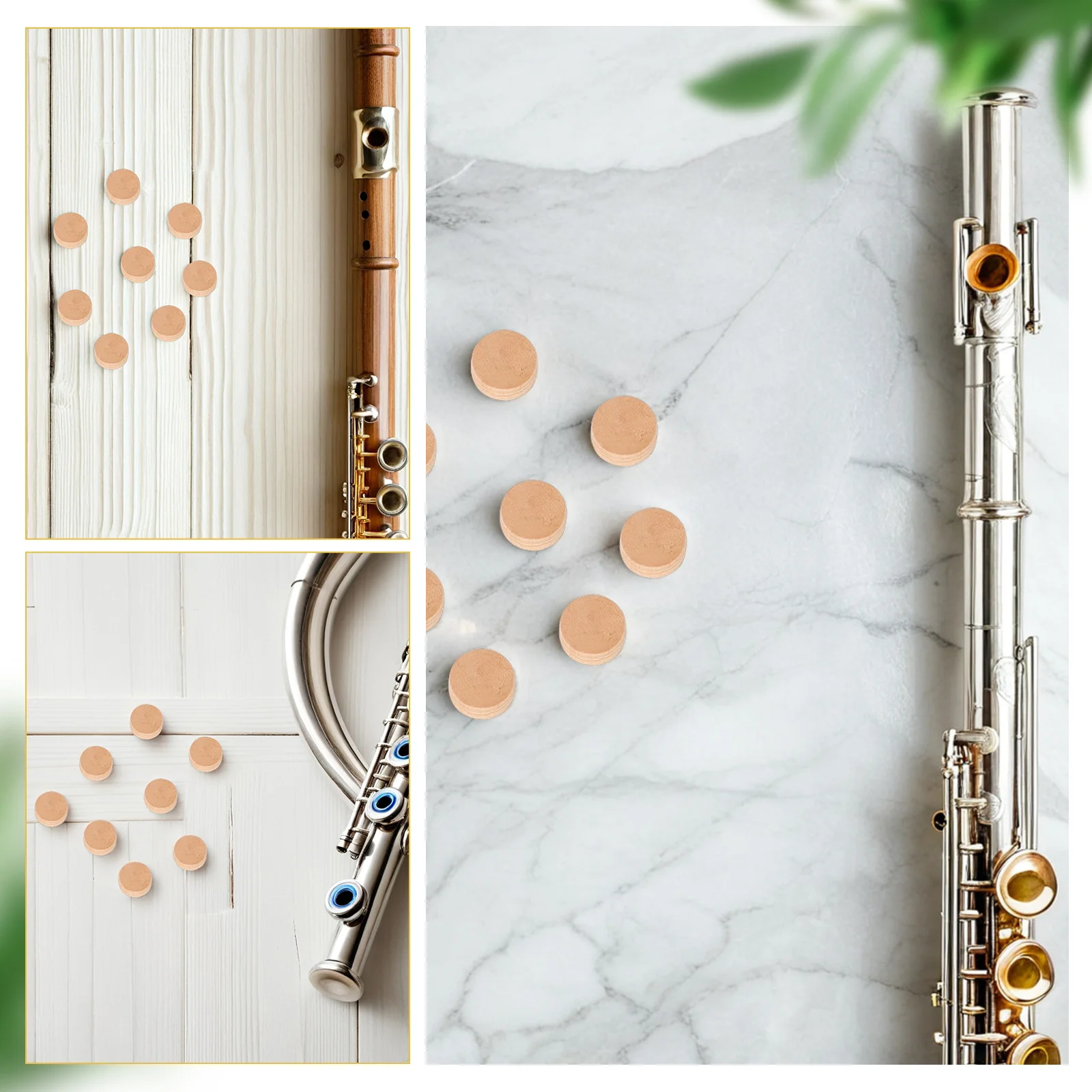 15 قطعة من فلين صمام البصق الترومبون - وسادات بديلة لمفتاح المياه من الدرجة الاحترافية - فلين مقاوم للتآكل لأداة موثوقة