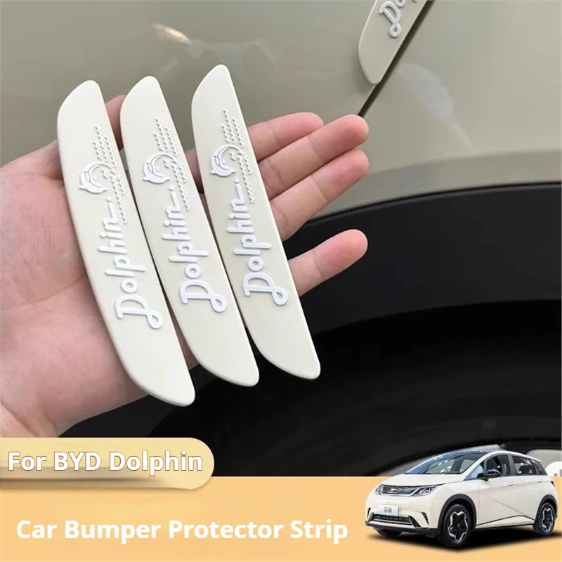 4Pcs Door Edge Guard for BYD Dolphin Car Door Corner Anti-collision Sticker Strips Anti-collision Protector Exterior Accessories