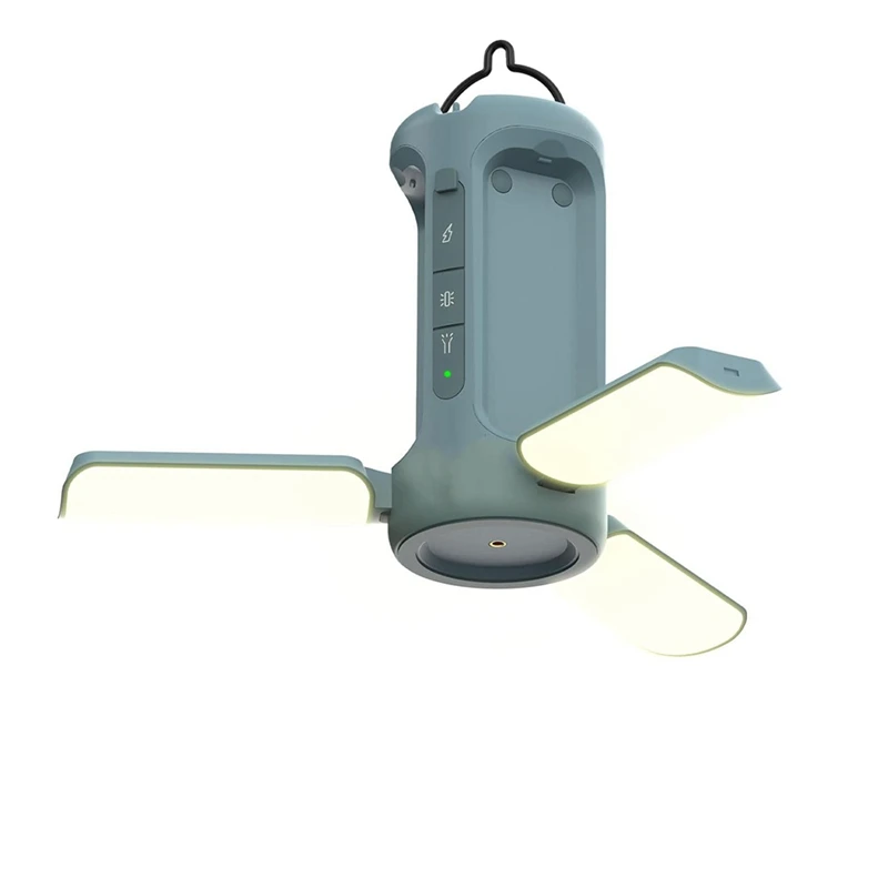 Foldable Camping Light Rechargeable Lantern, 6000Mah Power Bank, Portable Flashlight, IP54 Waterproof, Camping