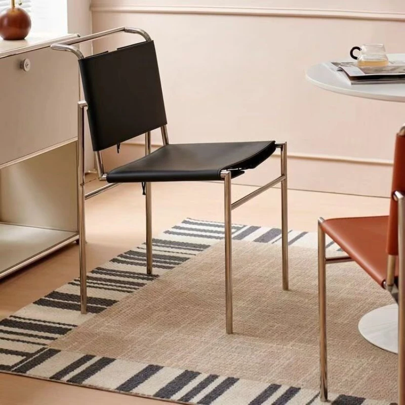 

Обеденные стулья в скандинавском средневековом стиле, минималистичный дизайн, роскошные современные обеденные стулья для приема, мебель для гостиной Sillas Lscy