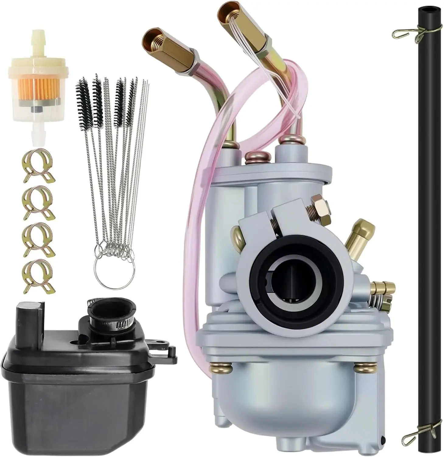 For PW50 Carburetor Fit for Yamaha PW-50 Y-Zinger 2007-2025 Peewee 50 Carb Replace 5PG-14101-11-00 5PG-14101-00-00 with Air Filt