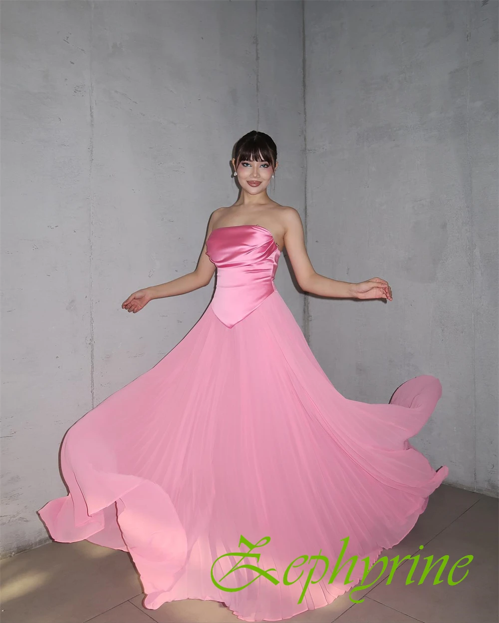 Customized Elegant Chiffon Straight Evening Dress Exquisite Sleeveless Prom Dresses High Quality Special Occasion Gowns