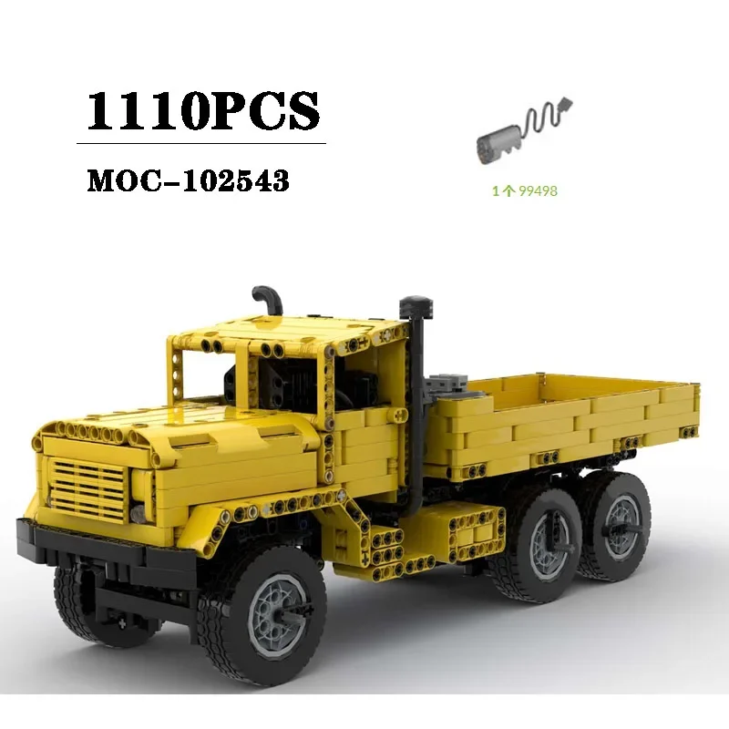 MOC-102543 Suspended Truck Off-road Vehicle Splicing Block Model Ornament 1110PCS Puzzle Education Birthday Christmas Toy Gift