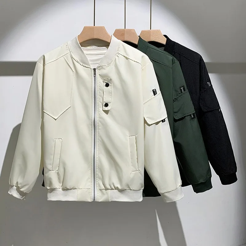 ملابس رجالية معطف الربيع والخريف الرجال جواكت شتوية رجل مبيعات السترات الحرم الجامعي زي بيسبول رجالي سترة واقية معاطف #2