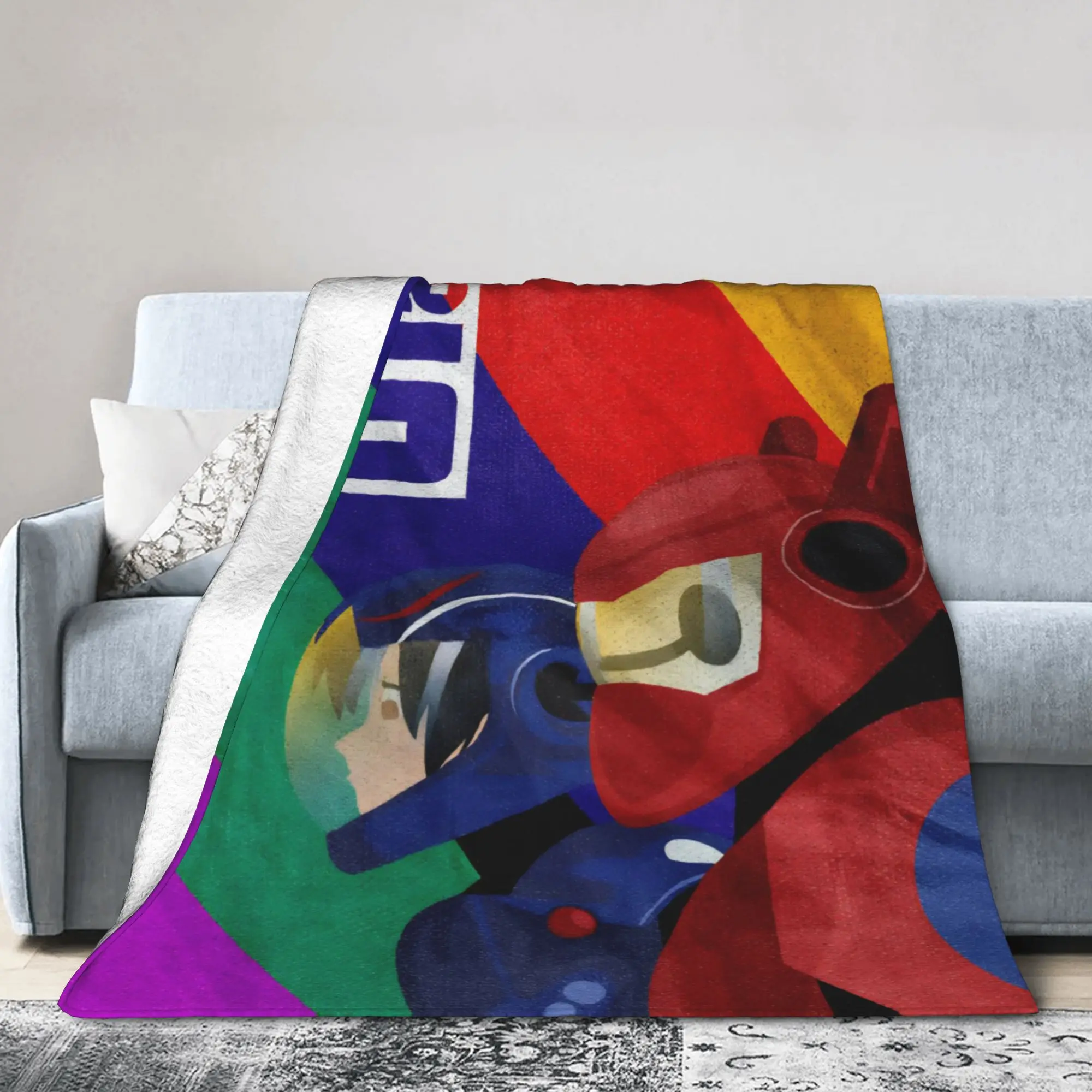 كبير بطل Baymax درع بطانية هيرو حمادا الصوف خمر بطانية رمي دافئة للمنزل الخريف/الشتاء الأريكة #1