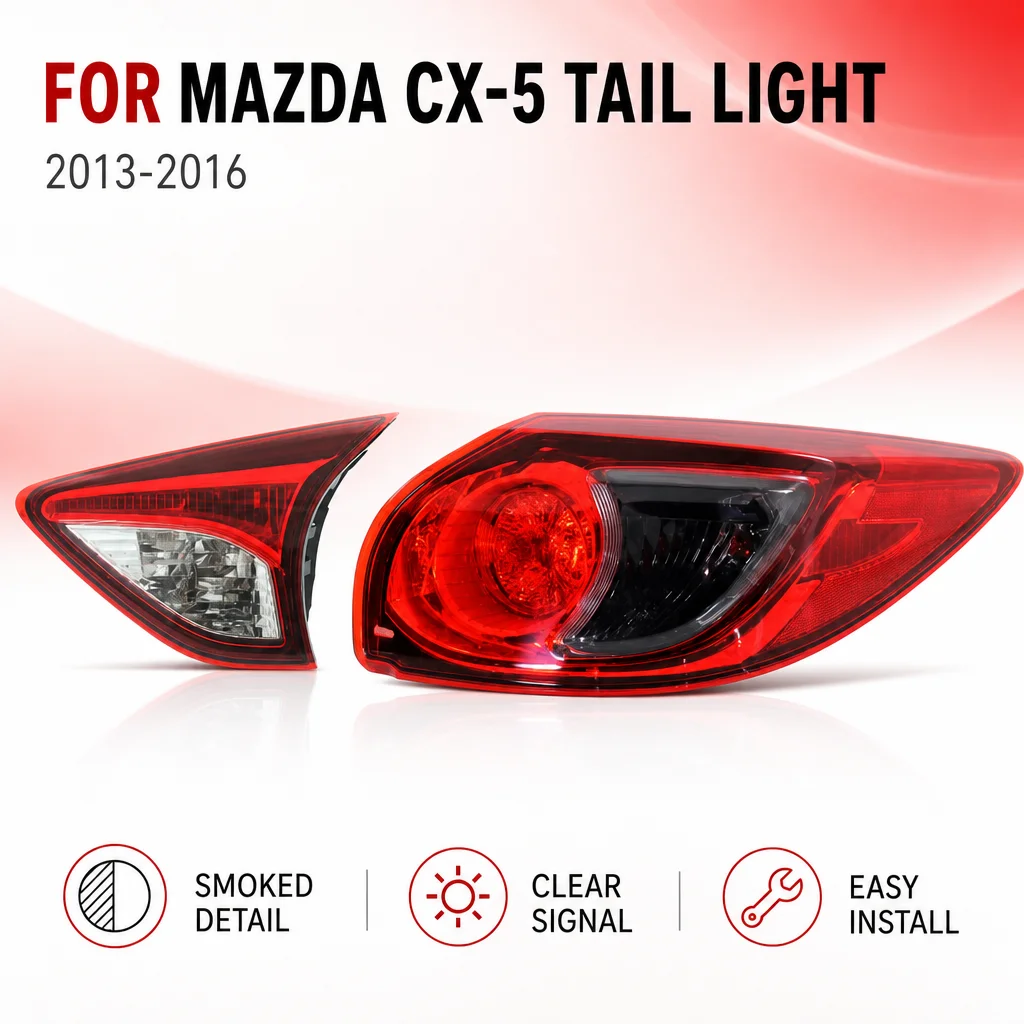 Rear Tail Light Assembly For Mazda CX-5 2013-2016 Outer Inner Left Right Brake Lamp