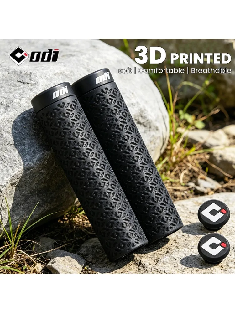 AliExpress ODI 3D Printed Grips MTB Bike Handlebar Cover Breathable Comfortable Bicycle Handles Cuffs Shock Absorbing Non Slip Cycling Fist