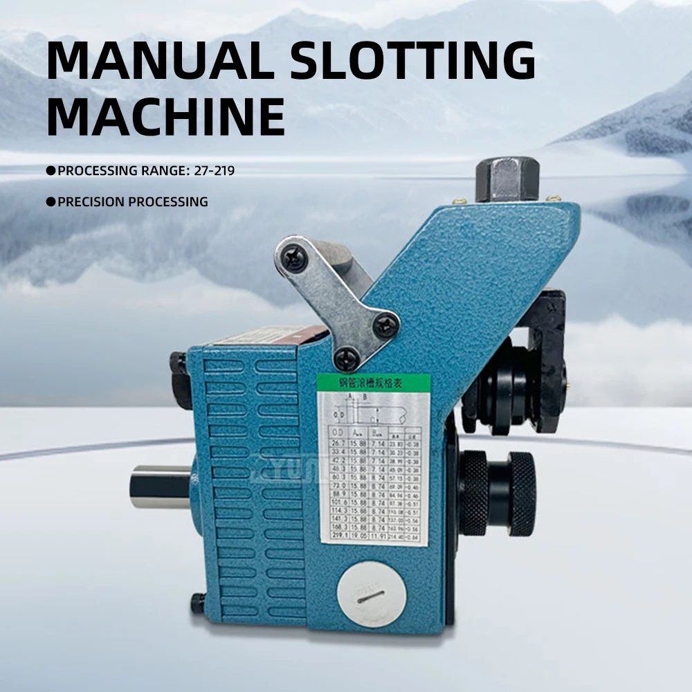 Small Portable Manual Groove Press Machine Hand Operated Groove Rolling Device