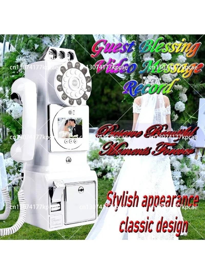 Wedding Guest Audio Video Guest Book Phone Personalized Video Guest Book Party Banquet Video Sign-in 128G