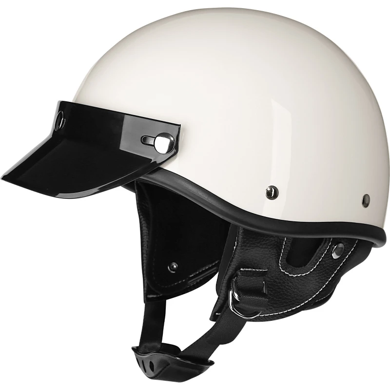

Japanese style, gangster, personality, baseball cap, retro, locomotive helmet, men and women, four seasons, half helmet, electri