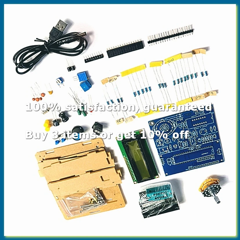 DC5V High Precision Digital Inductance and Capacitance Measuring Instrument Frequency Meter with Case-A62I