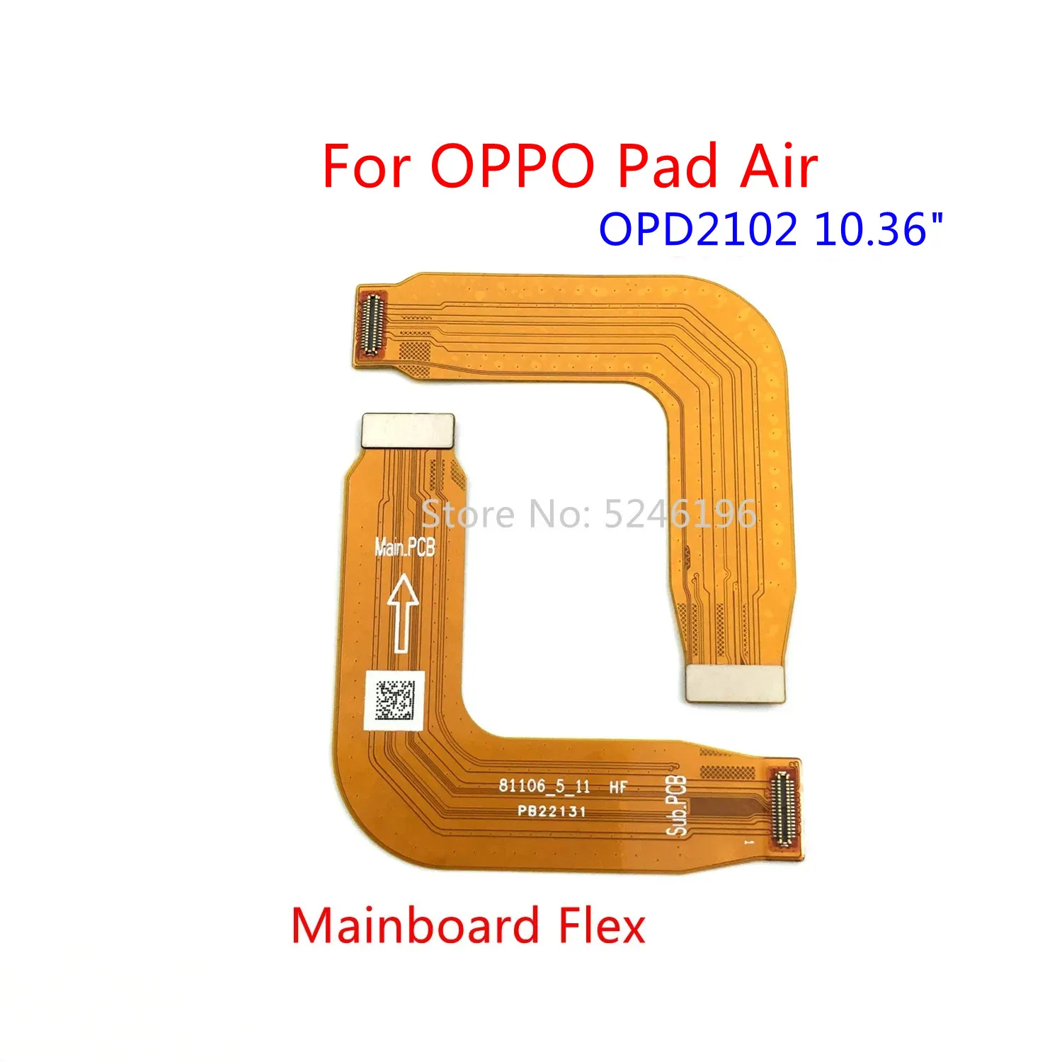 

1 шт., гибкий кабель для зарядки основной платы для OPPO Pad Air OPD2102, 10,36 дюйма, запасная часть.
