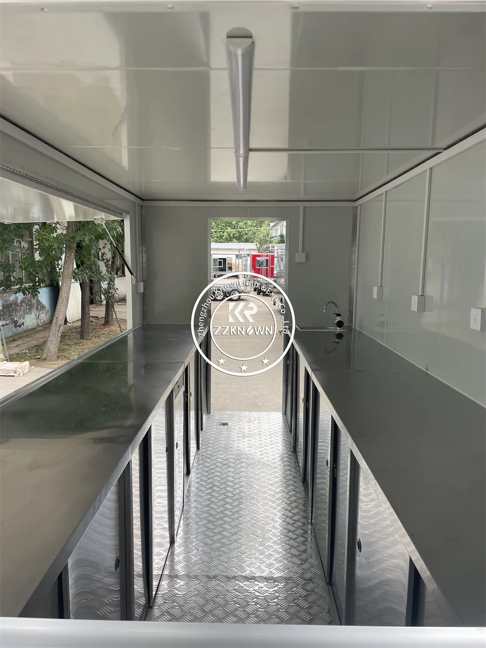 جديد بيع الغذاء مقطورة تاكو القهوة الوجبات السريعة مخصصة الغذاء شاحنة مقطورة المطبخ المحمول مع CE