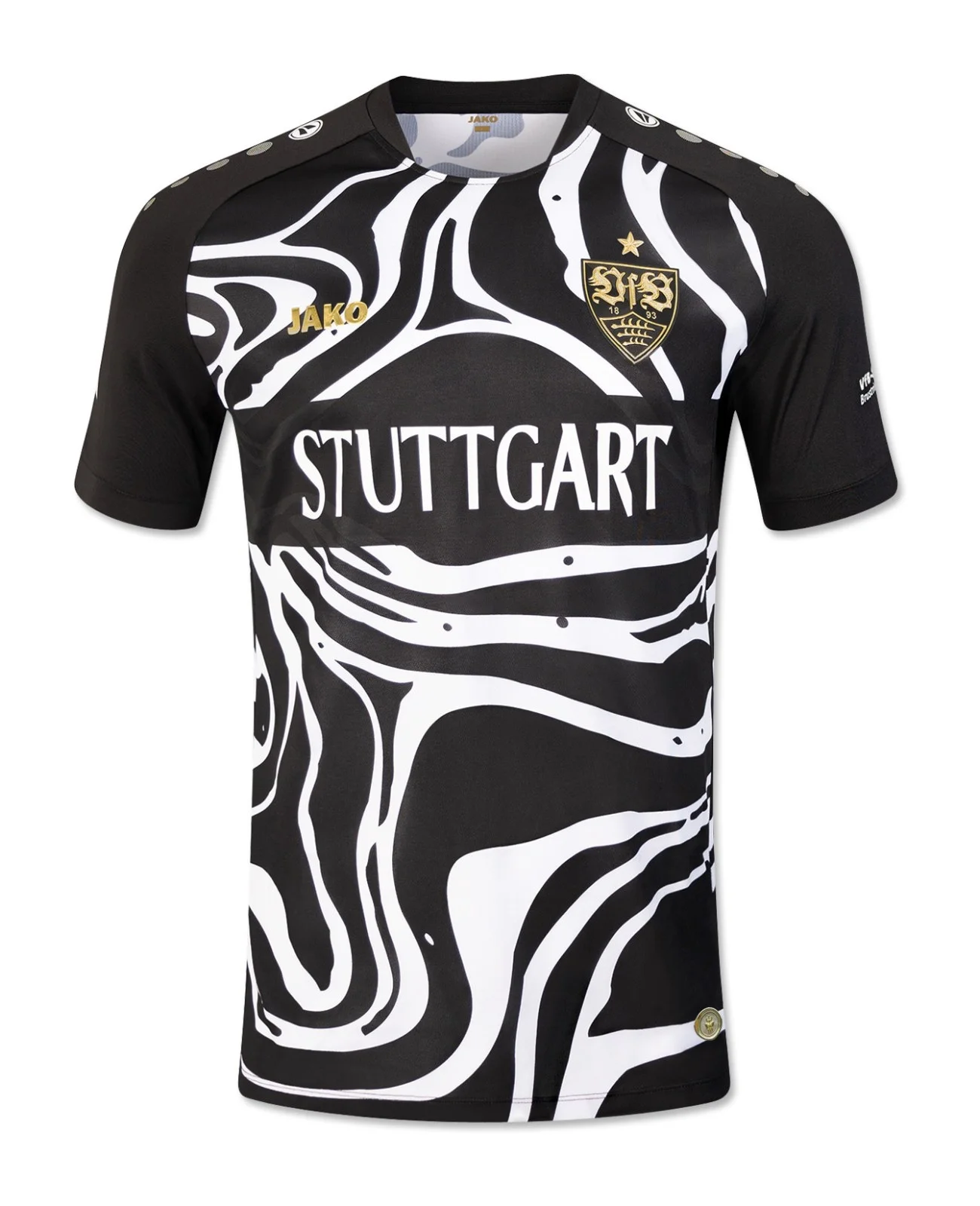 

New Men's Summer Clothing, Sports and Football T-Shirt, VfB Stuttgart Jersey, Comfortable and Casual, Breathable, Short Sleeves