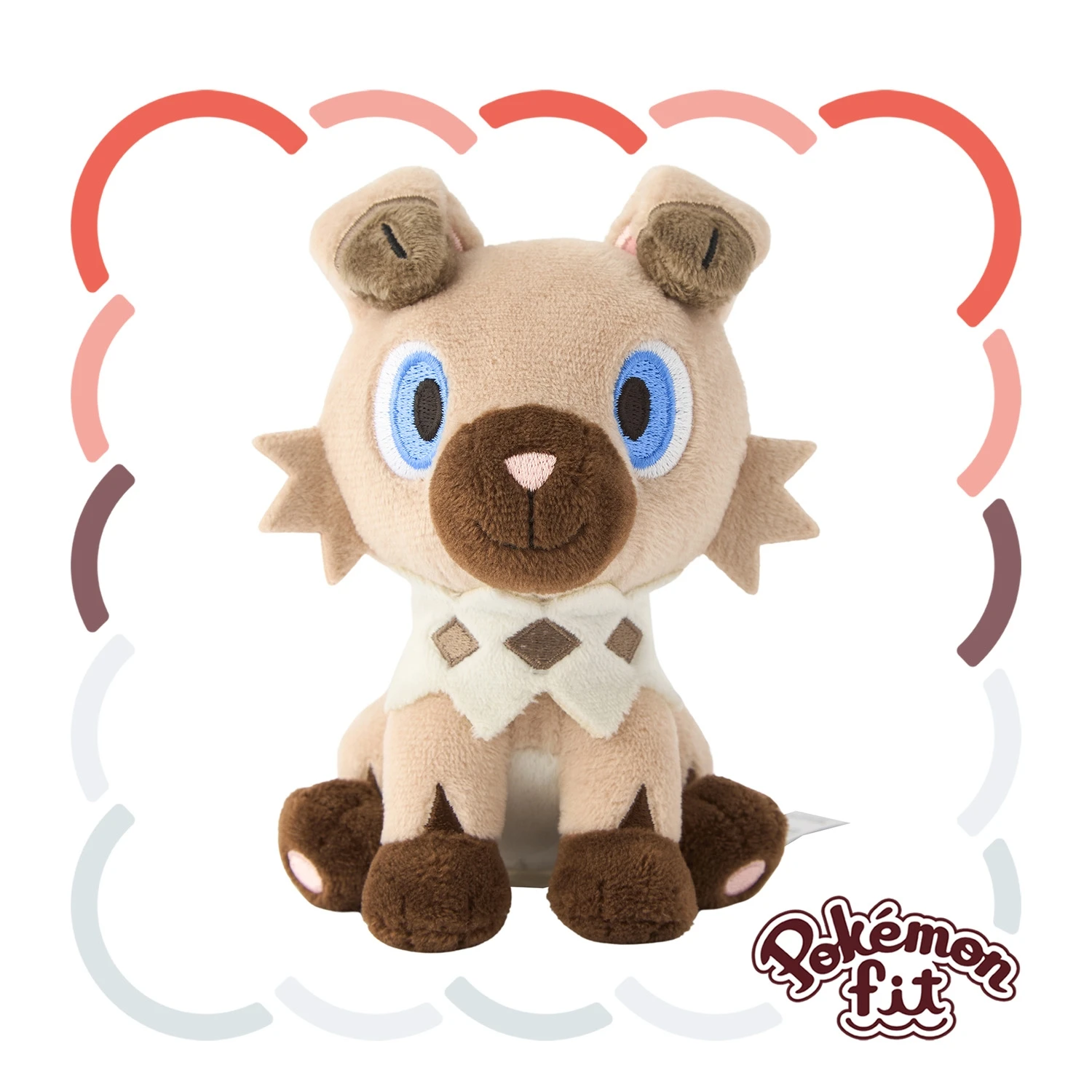 Pokemon Center Japanese Version Rockruff Riee Morelull Plush Toy Doll Palm Sun Moon Series Cute Birthday Christmas Gift