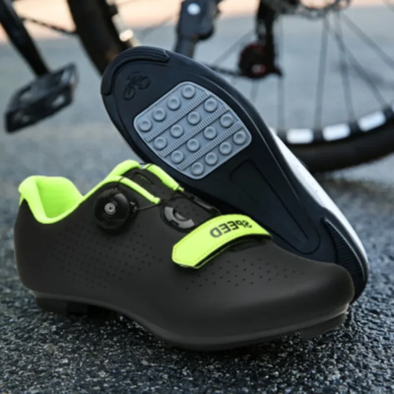 Men Non Locking Mountain Bike Shoes Without Cleats Road Bicycle Rb Speed Non Cleat Cycling Shoes Sneaker Flat Pedal Mtb Women